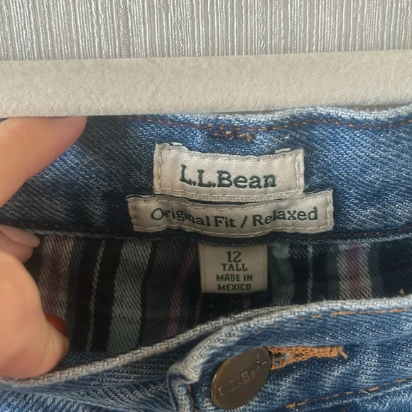 Vintage LL Bean Flannel lined Jeans - Picture 4 of 6